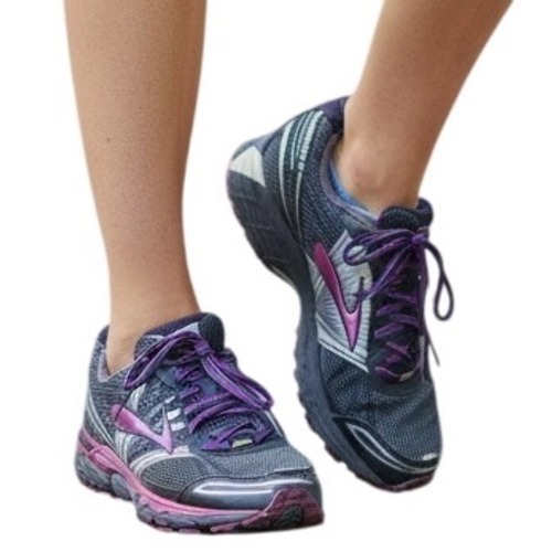 Brooks Adrenaline Asr 12 Gtx Women Trail Running Shoes Grey Purple Waterproof 11